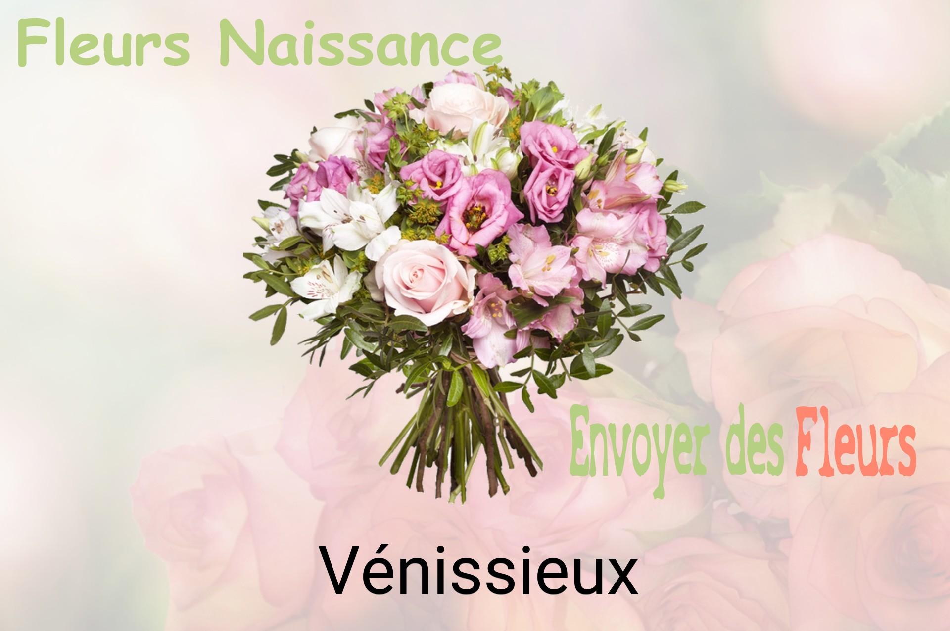 Bouquet de fleurs de naissance livré à Vénissieux